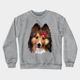 Cute Sheltie Dog Crewneck Sweatshirt